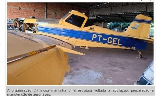PF prende quatro por roubo de aviões em MT