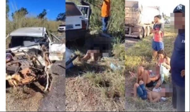Pais morrem e duas crianças ficam feridas em grave acidente na Estrada do Manso
